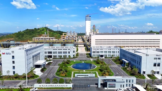 楚星生態(tài)年產(chǎn)40萬噸磷銨、20萬噸硫基復(fù)合肥項目竣工投產(chǎn)(圖1)